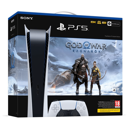 PlayStation 5 Digital Edition Console God Of War Bundle | Monster Shop