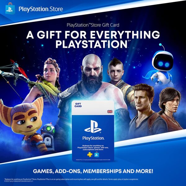 Sony 5 £ UK PlayStation Store Gift Card - Digital Code