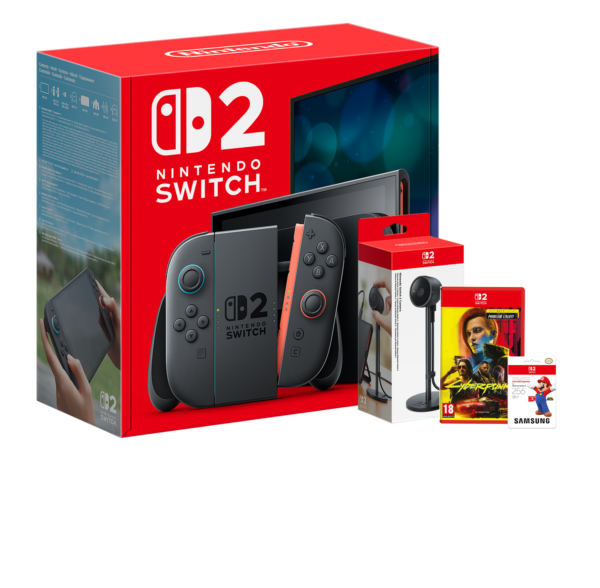 Nintendo Switch 2 Bundle with Cyberpunk 2077, Micro SD Express Card & Switch 2 Camera