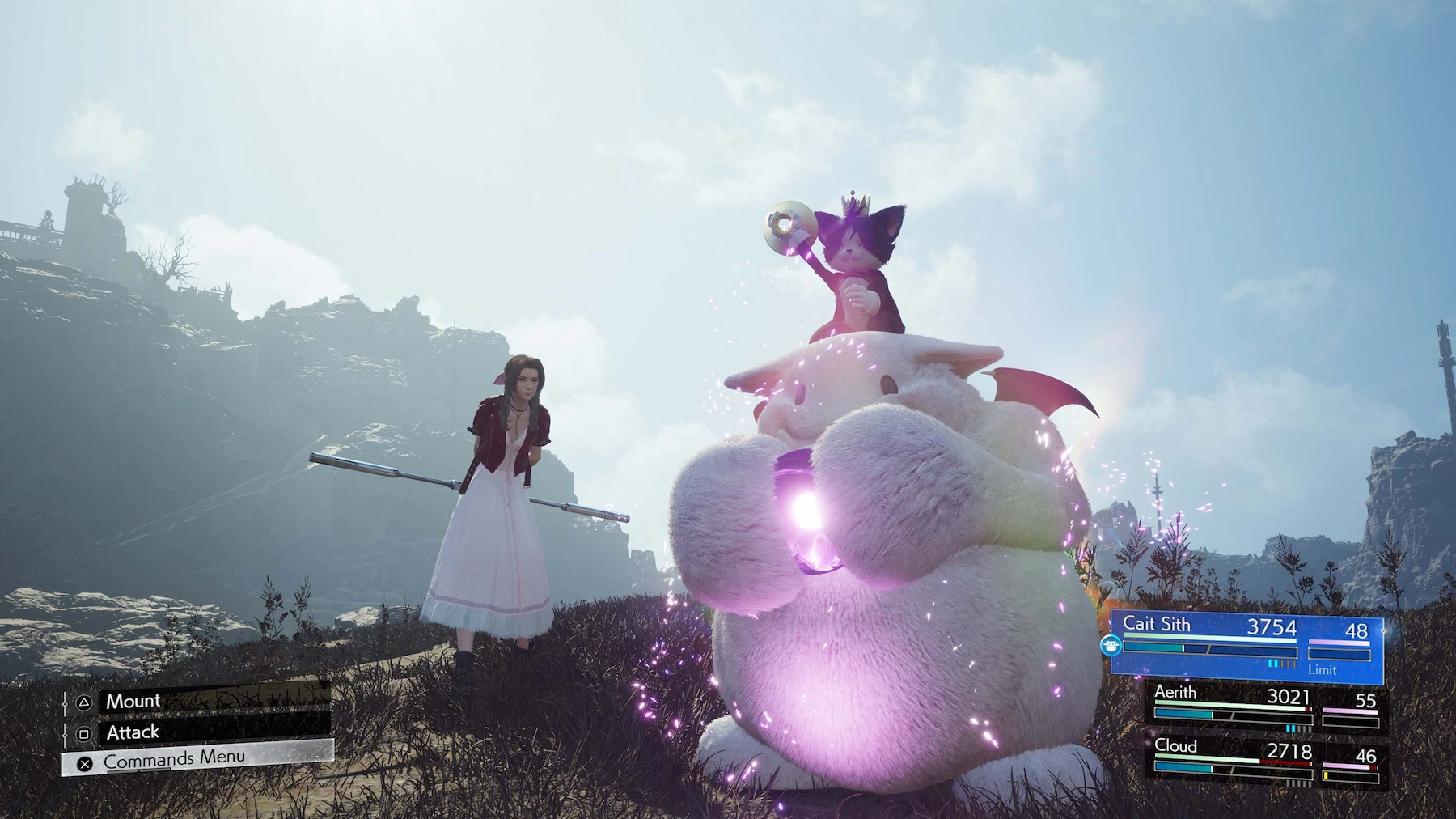 Final Fantasy VII Remake and Rebirth dual collection gameplay