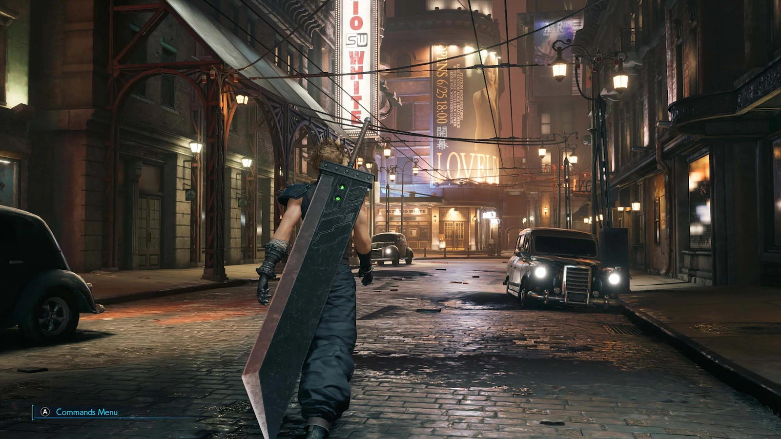 Cinematic view of Midgar’s sectors and skyline