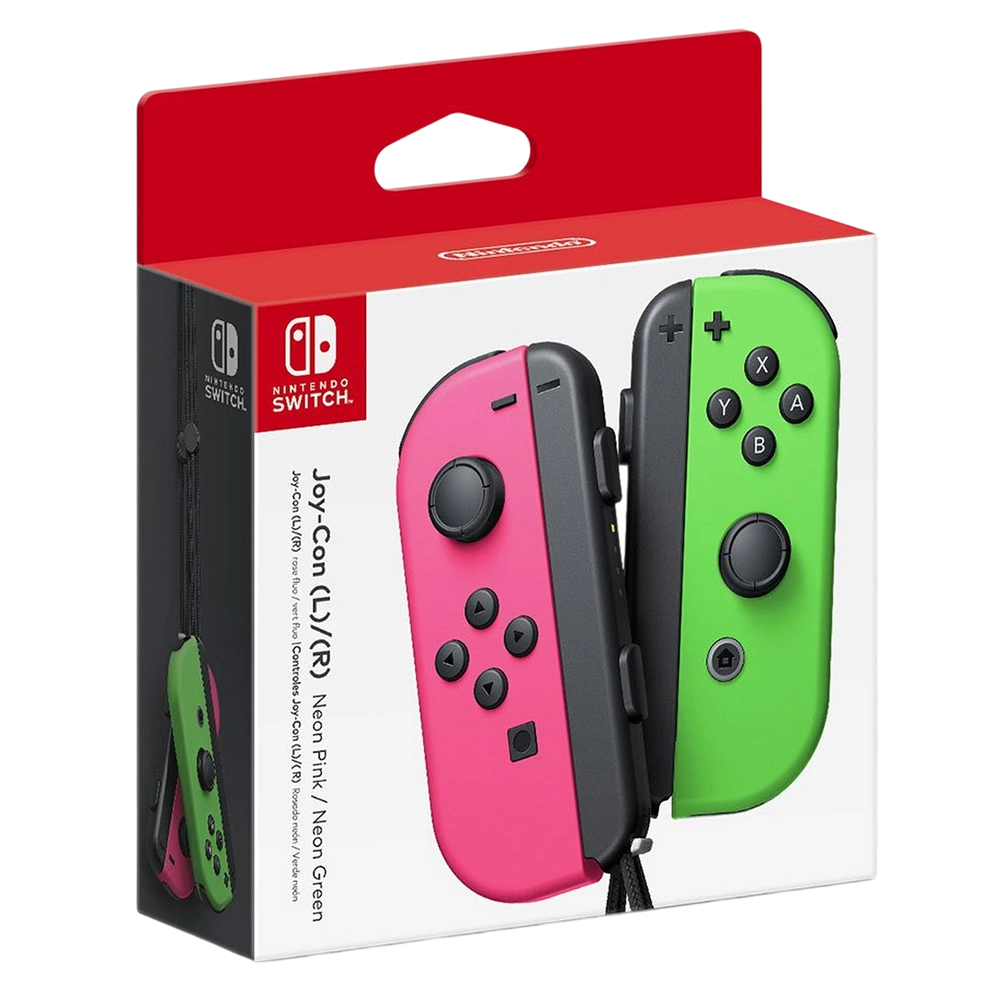 Nintendo Switch Joy-Con Controller Pair - Neon Green/Neon Pink