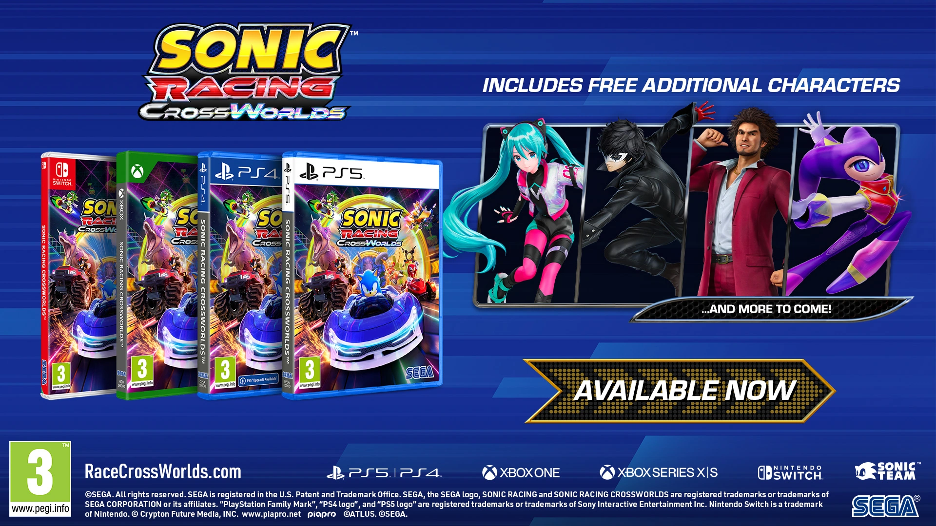 Sonic Racing CrossWorlds overview