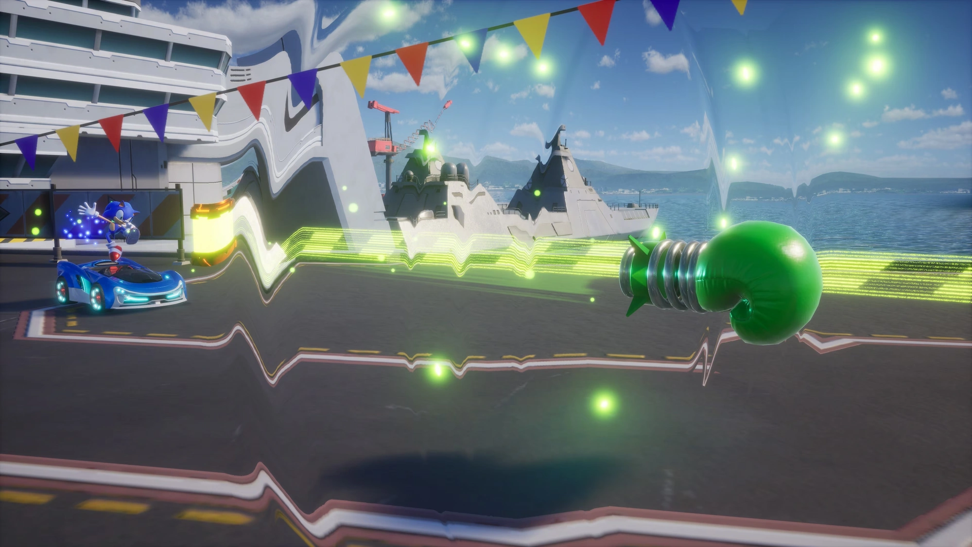 Sonic Racing CrossWorlds warp mechanic