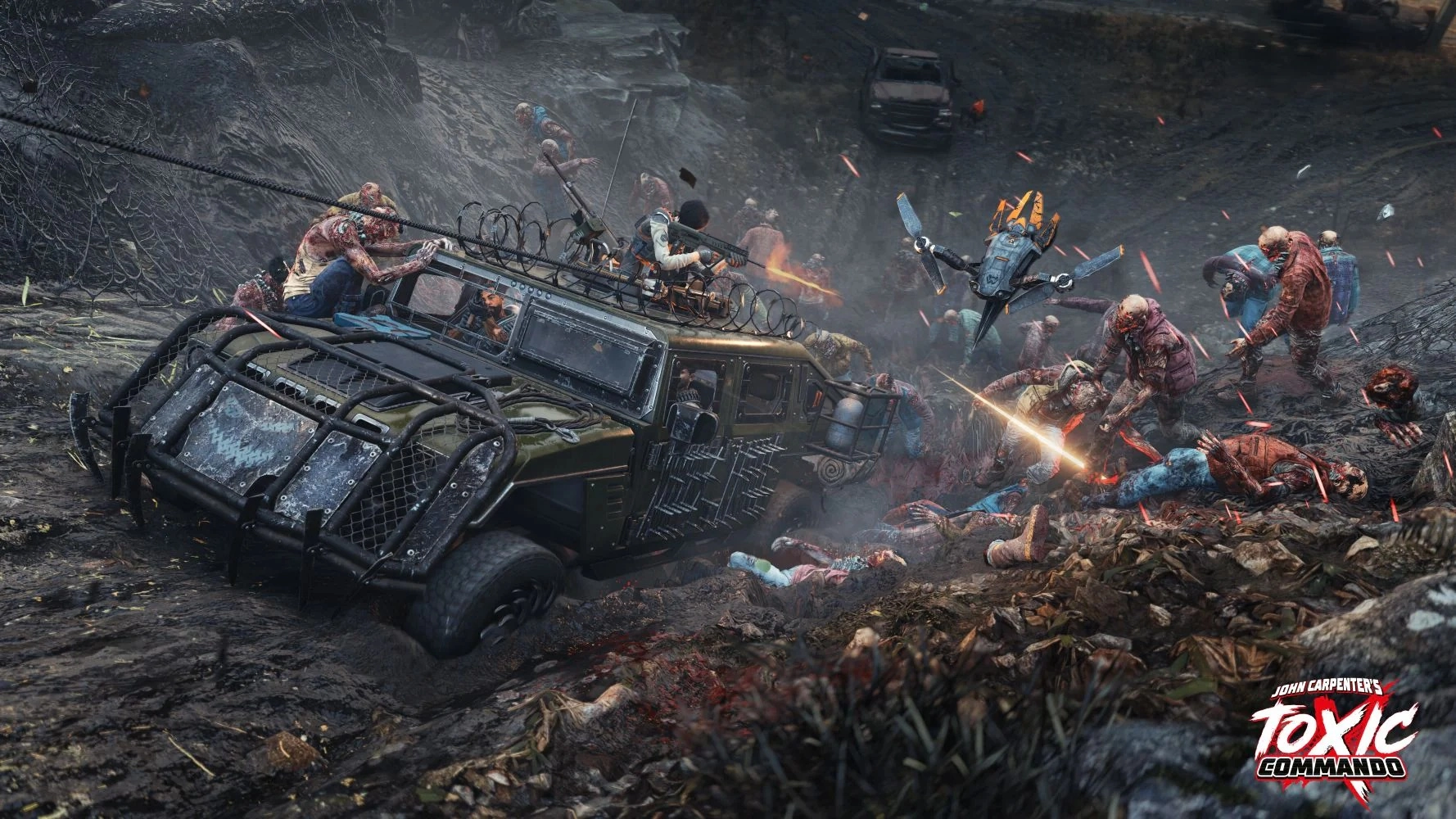 Toxic Commando cinematic action