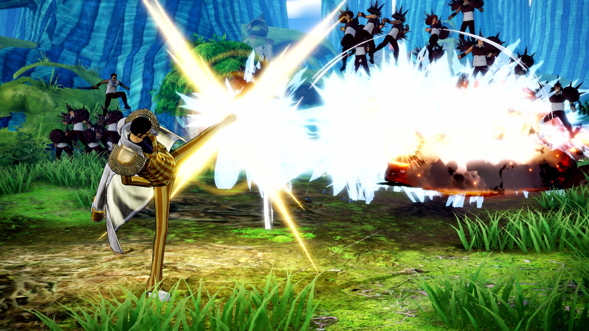 Musou combat in One Piece: Pirate Warriors 4 placeholder image